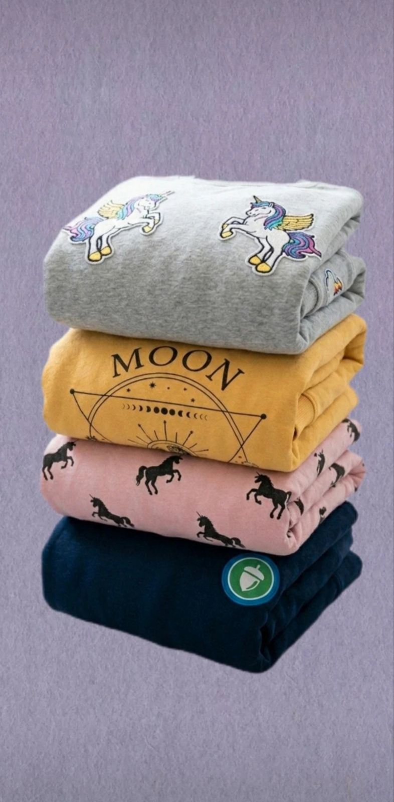 Zestaw 4 bluz H&M + UNEEK + House – Y2K, cute & cosmic | M/L
