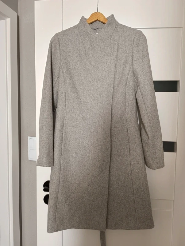 Płaszcz z wełną Premium Quality Reserved r. 34 / XS / 6, Wool Blend