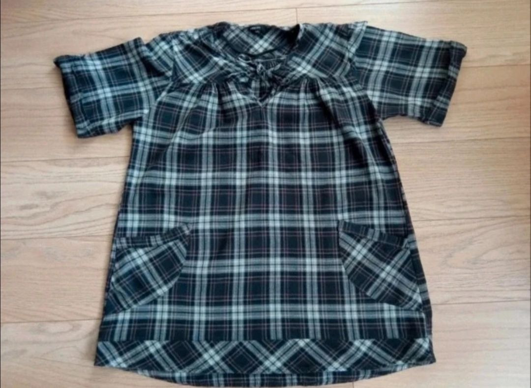 Zestaw 5 koszul i tunik – kratka, paski, kaktusy, military & casual