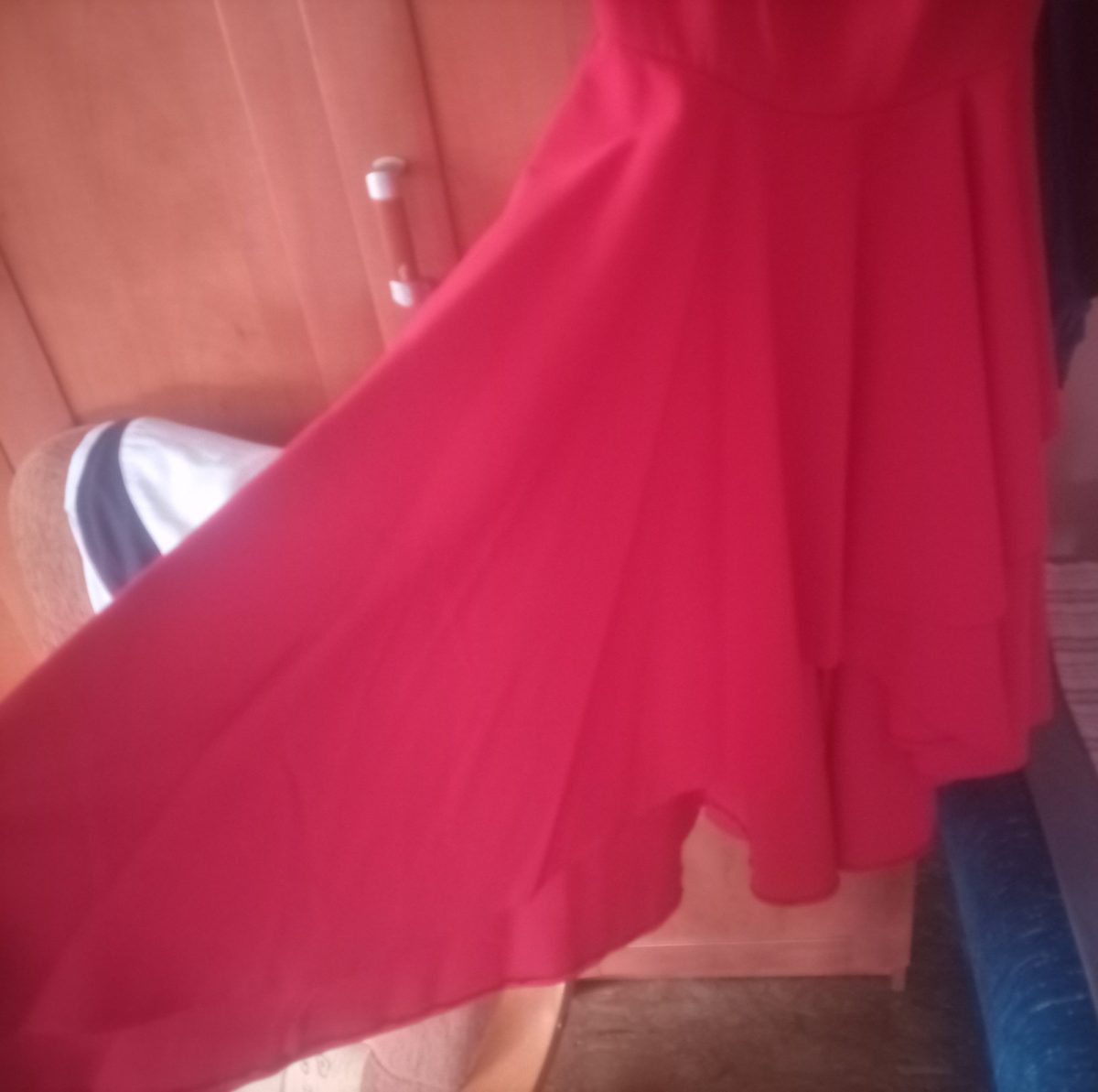 Sukienka czerwona okolicznościowa wieczorowa ślub wesele komunia chrzciny