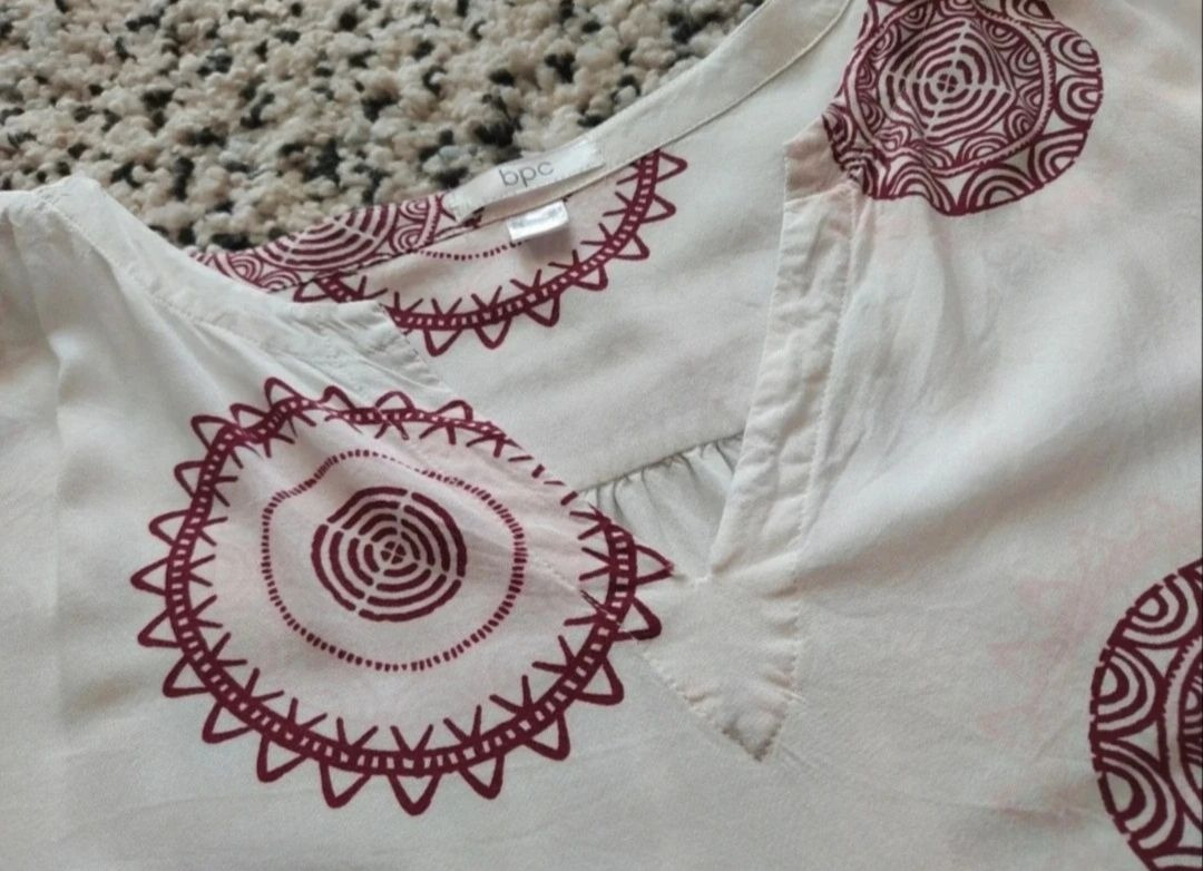 Zwiewna bluzka/tunika Bonprix 46 – mandala | boho & kobiecy styl