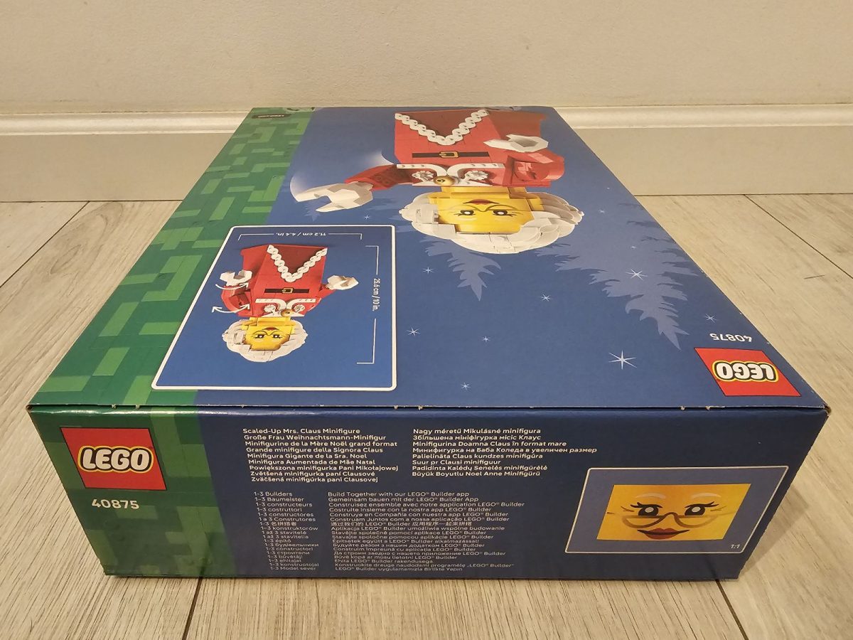 40875 Lego - Powiększona minifigurka Pani Mikołajowej