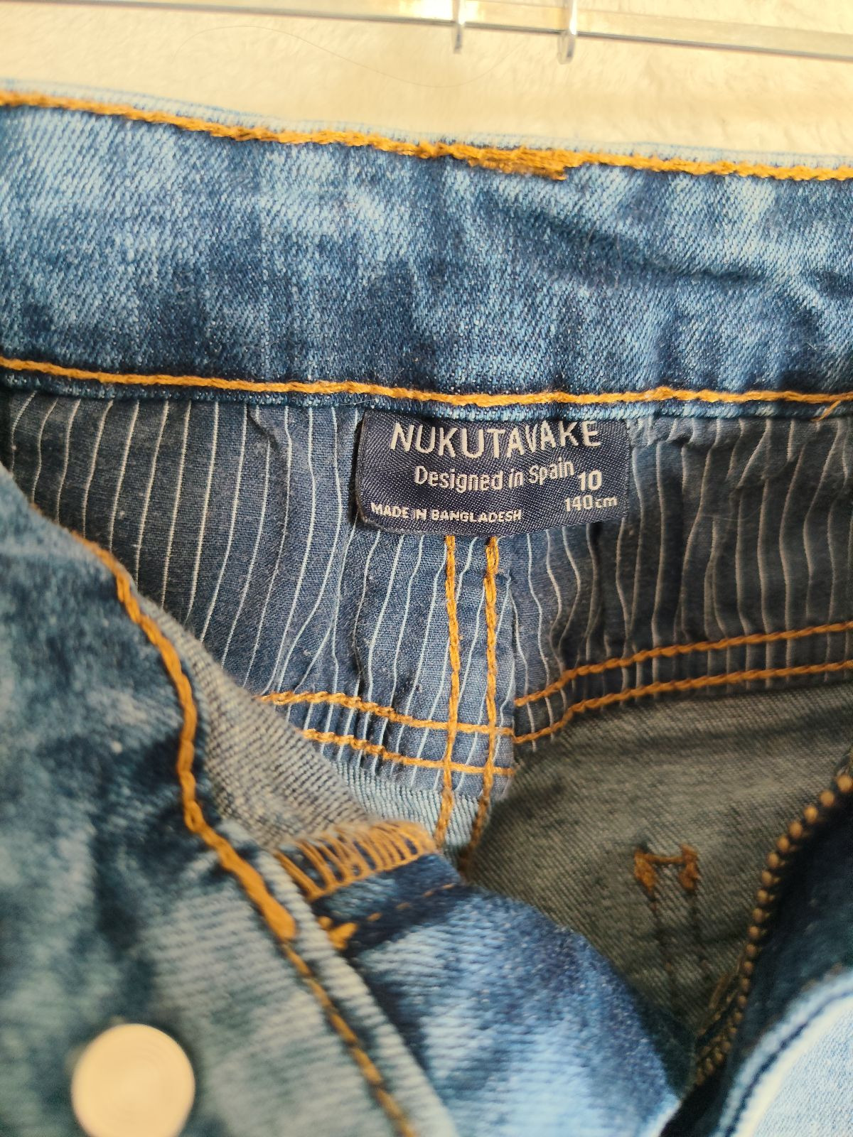 Niebieskie jeansy, dżinsy spodnie dla chłopca 140 Nakutavake