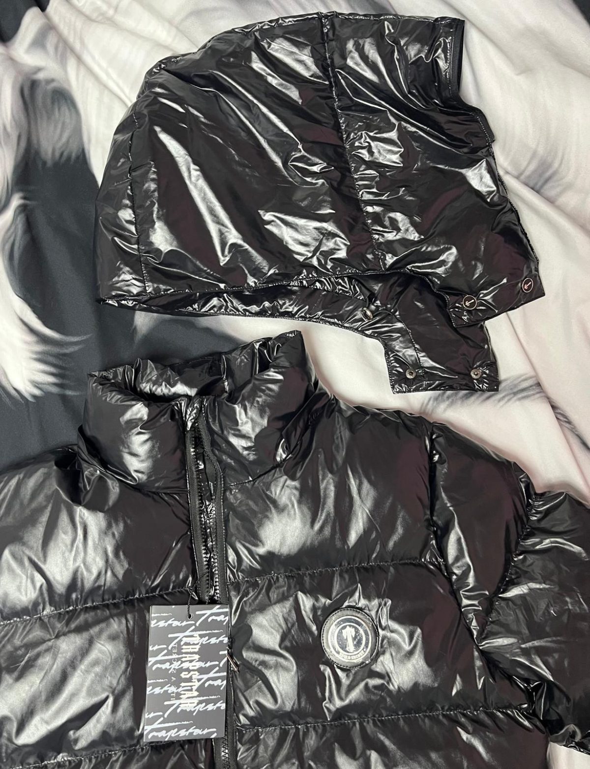 Kurtka Trapstar „Shiny Irongate Detachable Hooded Puffer” rozmiar M
