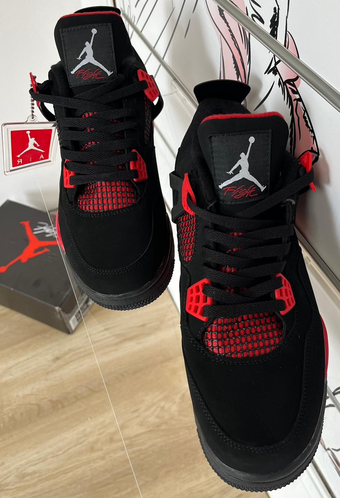 Nike Air Jordan 4 Retro „Red Thunder” rozmiar 44