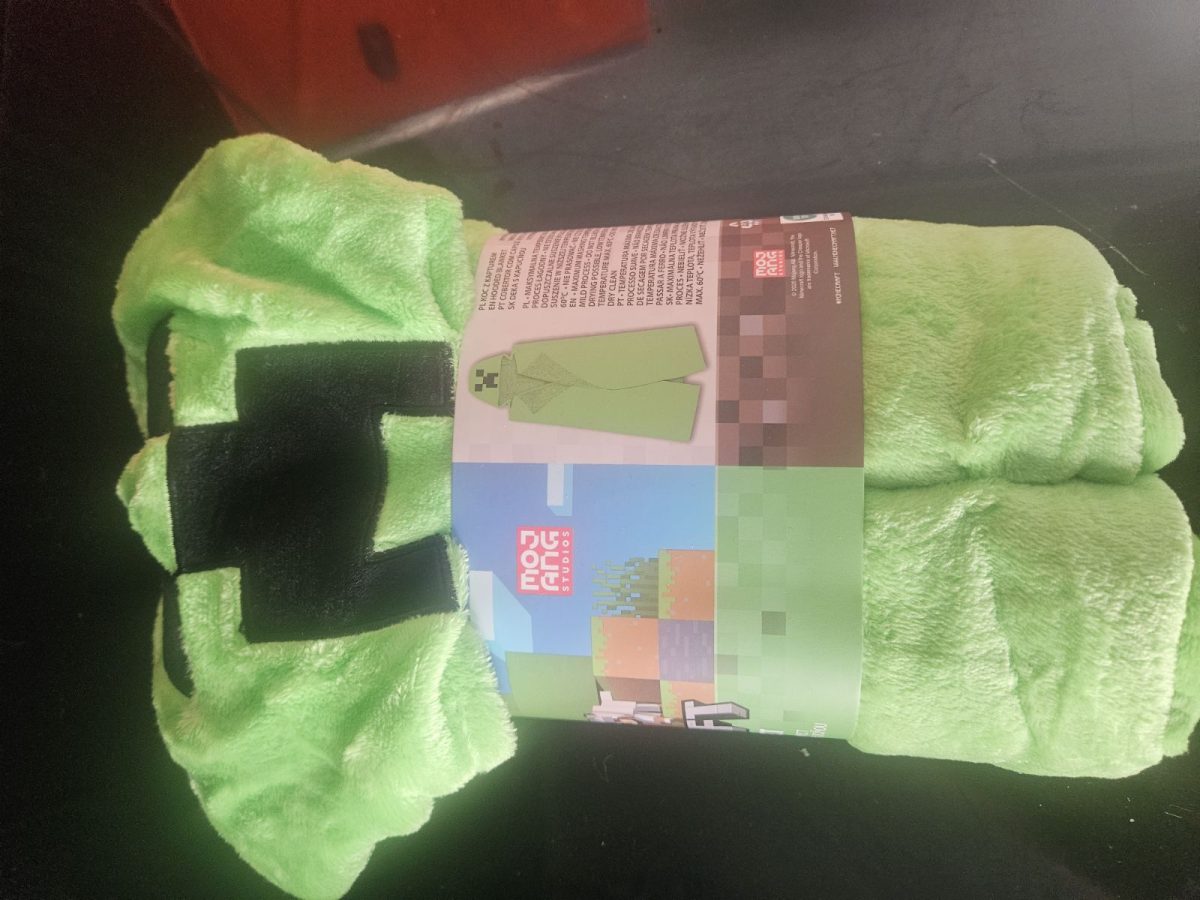 Koc minecraft z kapturem
