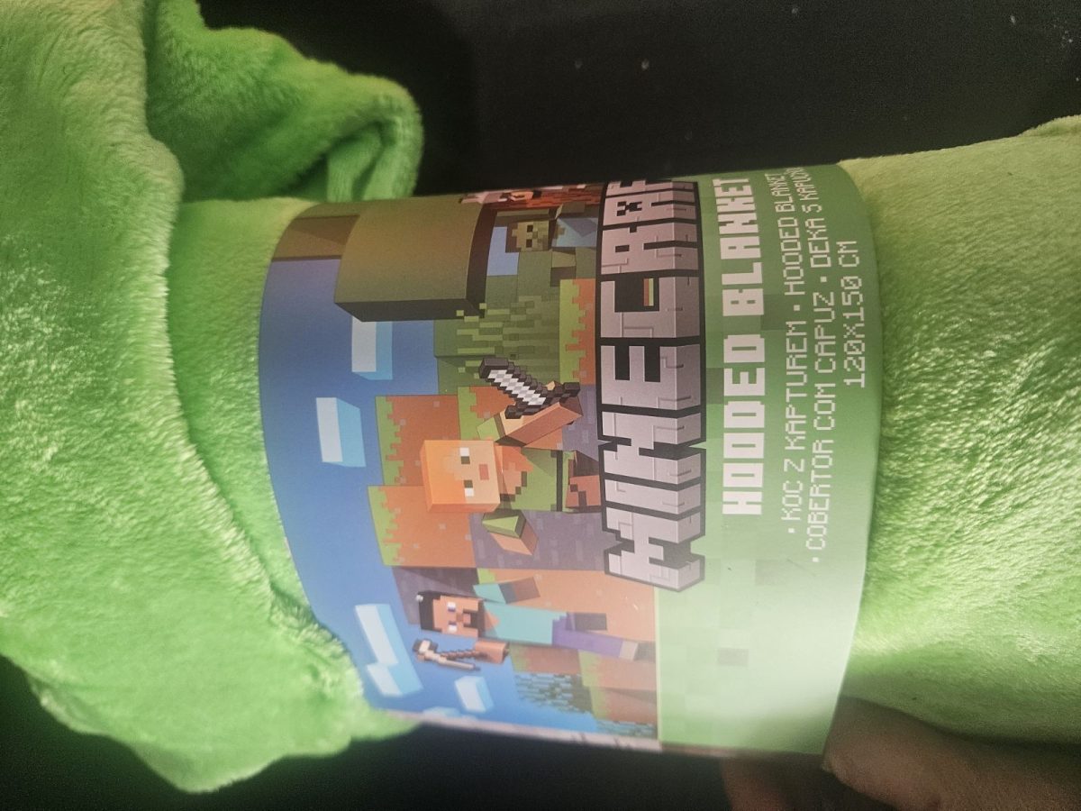 Koc minecraft z kapturem