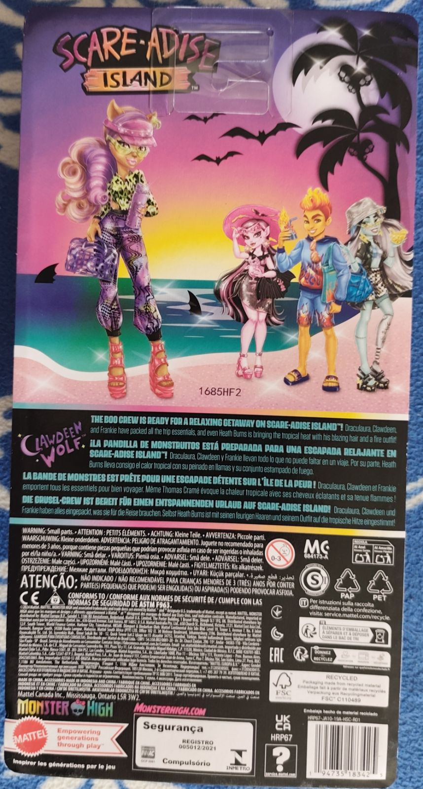MONSTER HIGH CLAWDEEN WOLF – LALKA DLA FANÓW POTWORNIE FAJNEJ ZABAWY!