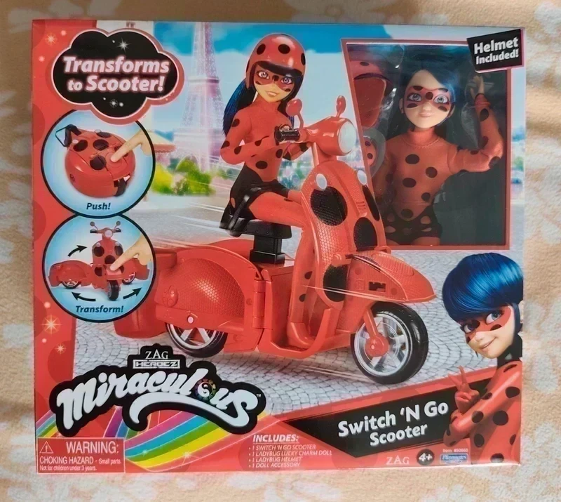 Miraculous Biedronka i Czarny Kot - Figurka z Bajki Zabawka dla Fanów