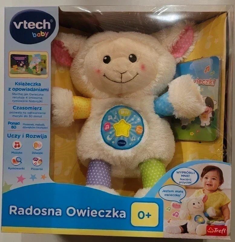 VTech Radosna Owieczka - Interaktywna Zabawka Edukacyjna Dźwięki i Światła
