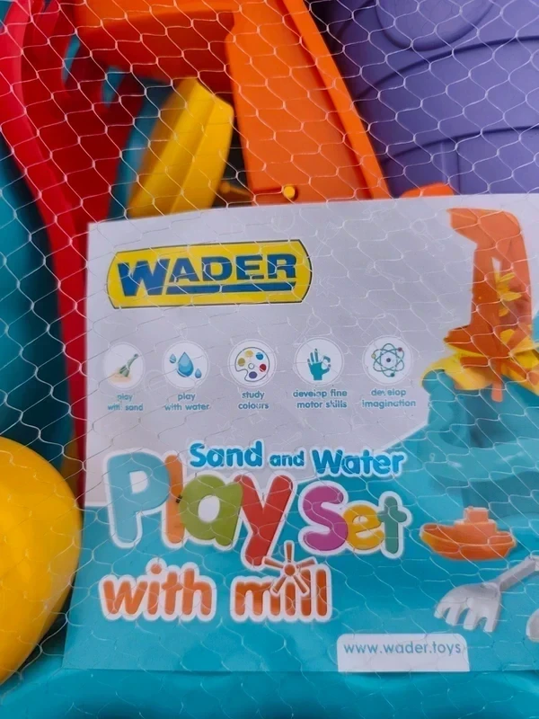 Zestaw do piasku i wody Wader - Młyn + akcesoria