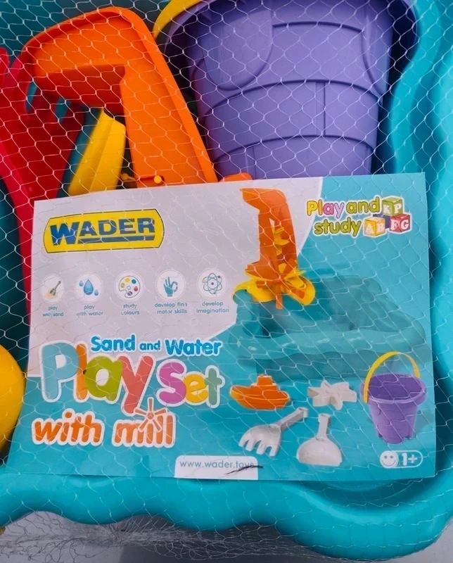 Zestaw do piasku i wody Wader - Młyn + akcesoria