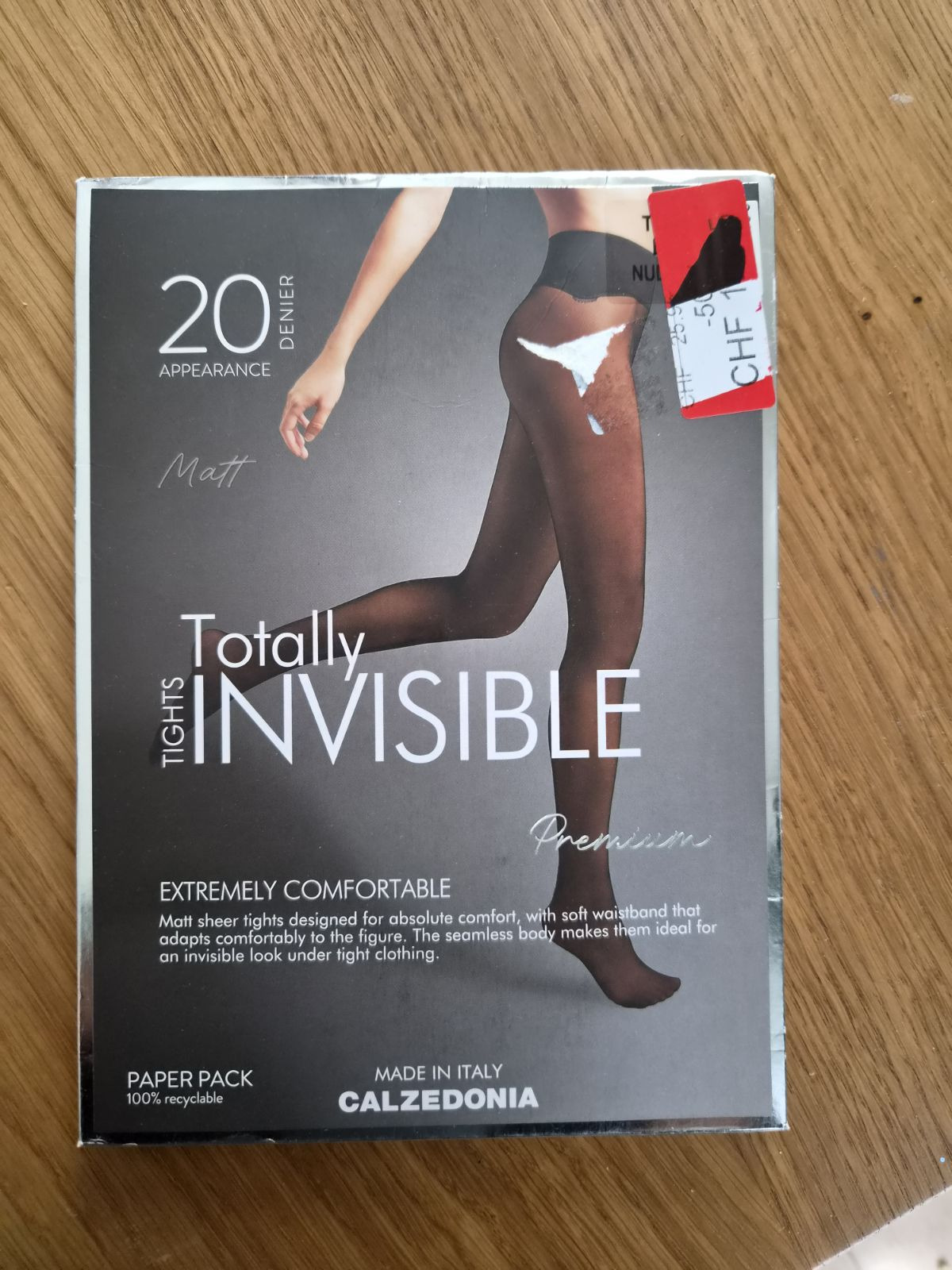 Rajstopy calzedonia totally invisible L naturalne bezszwowe niewidoczne pod ubraniem