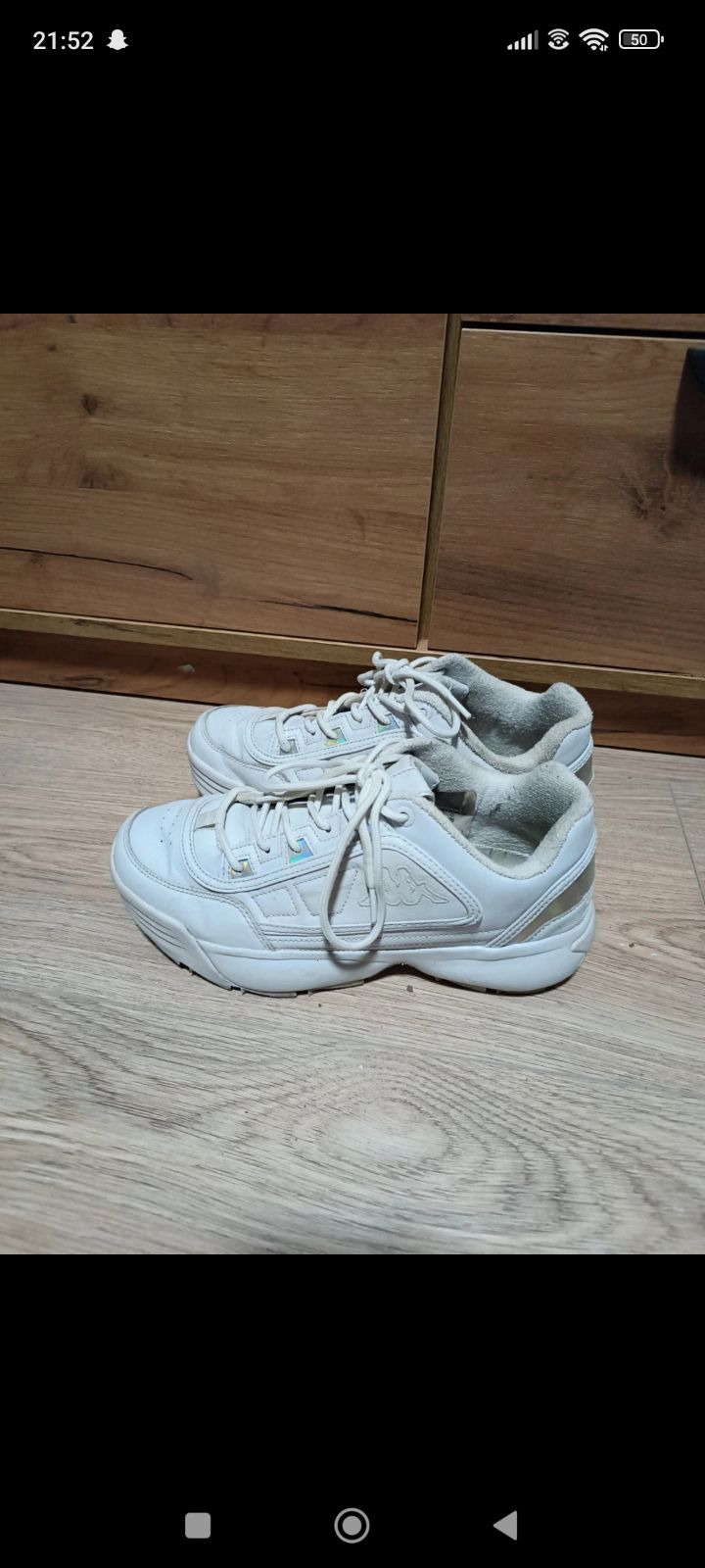 Sneakersy damskie białe kappa