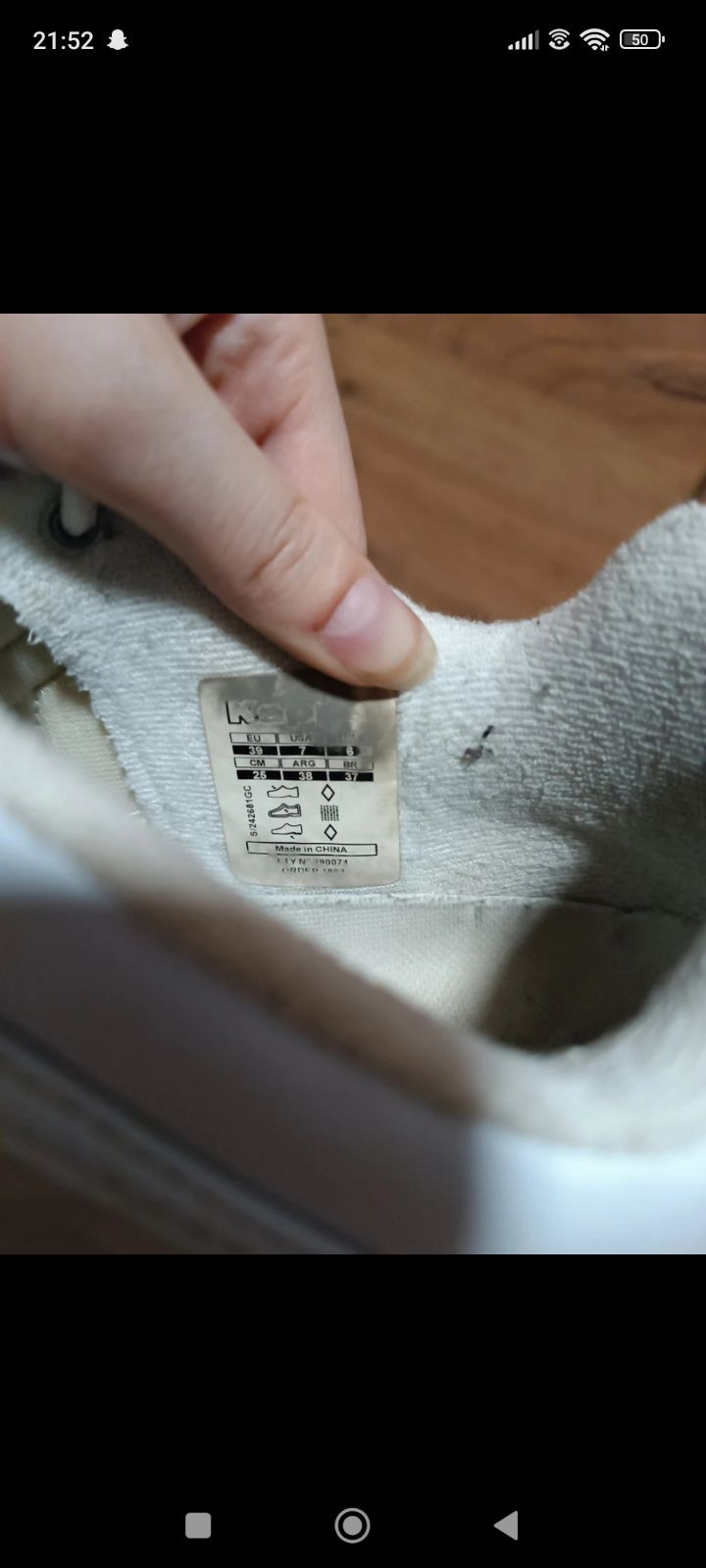 Sneakersy damskie białe kappa