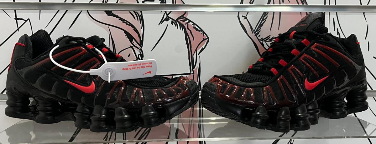 Nike Shox TL Black Light Crimson r42