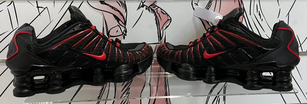 Nike Shox TL Black Light Crimson r42