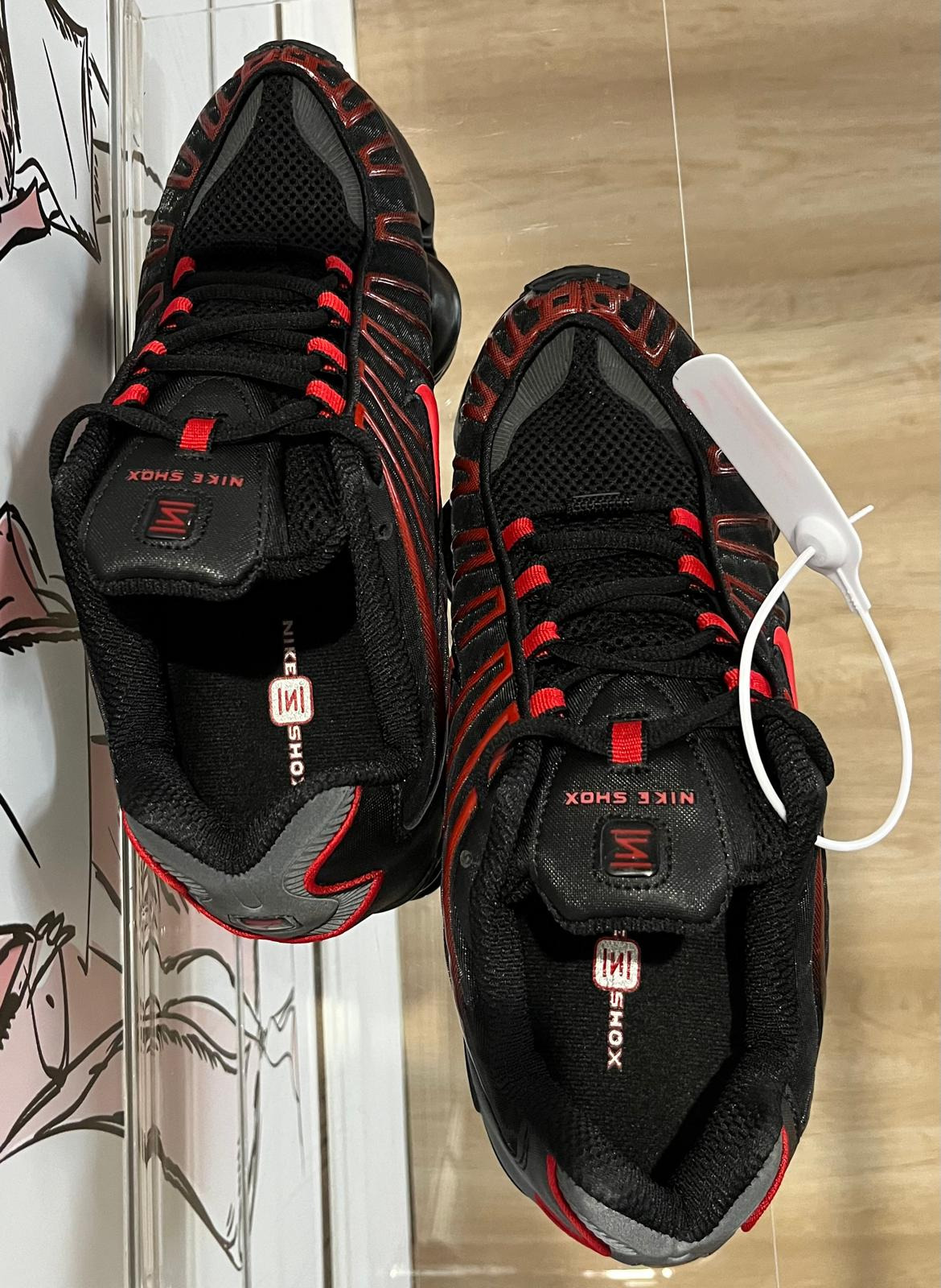 Nike Shox TL Black Light Crimson r42