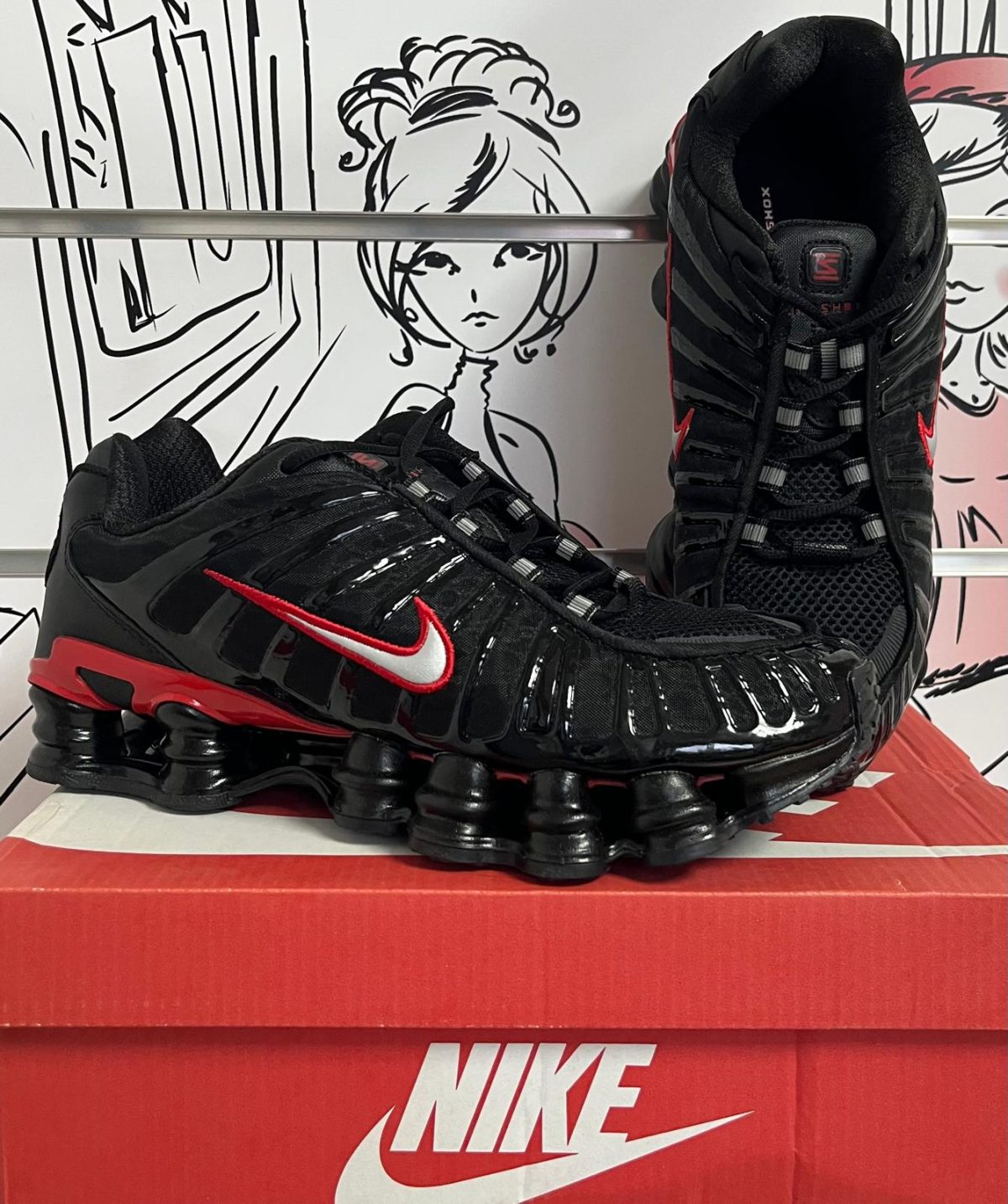 Nike Shox TL "Black/University Red" rozmiar 42