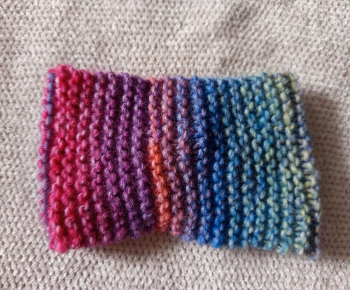 Ręcznie robiona opaska na głowę – wełna Katia Azteca | twist | handmade